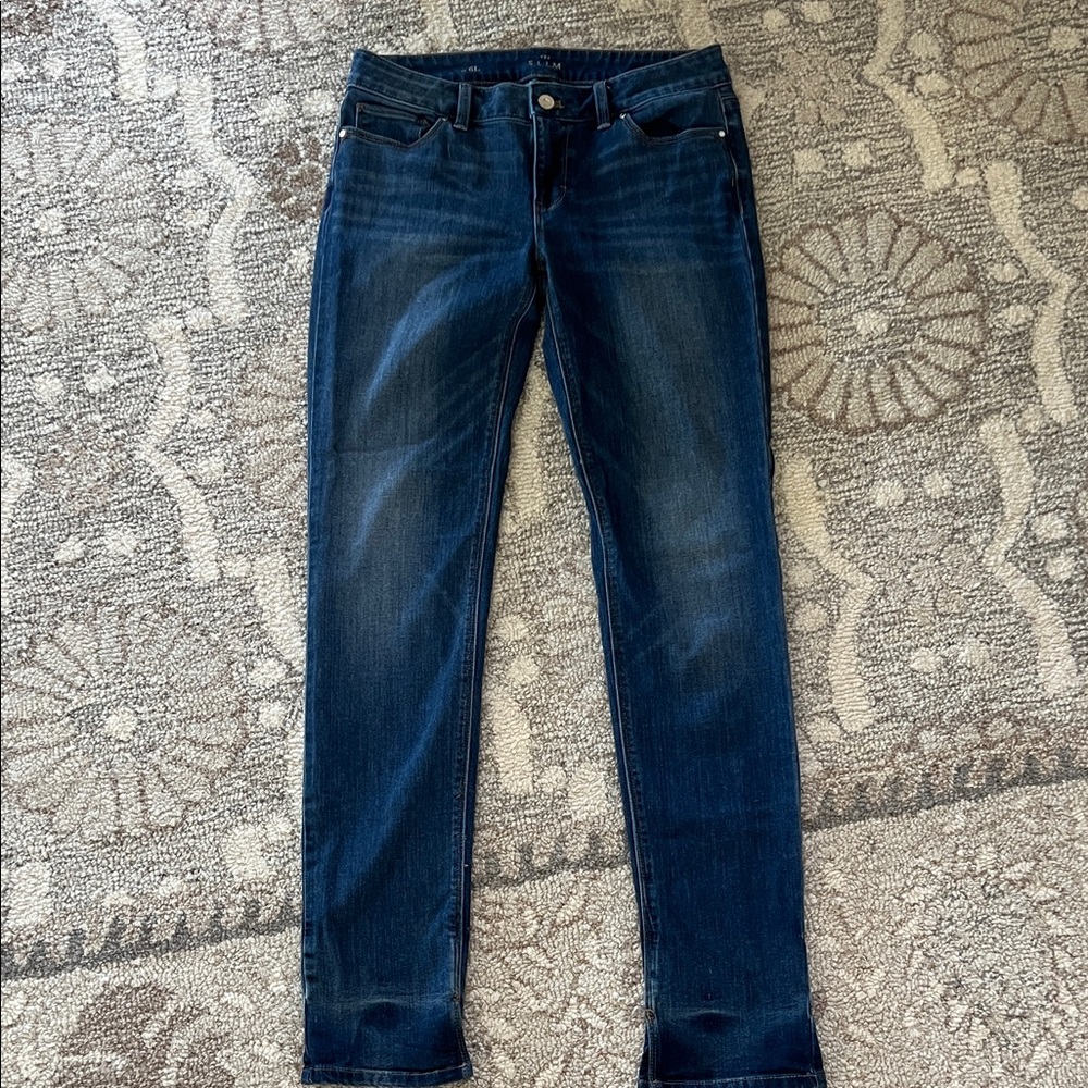 White House Black Market Dark Blue Slim Jeans